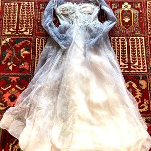 Gorgeous Blue-Purple Flowing Gown for Prom or Party! Two sizes!